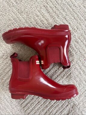 Hunter Red Short Boots